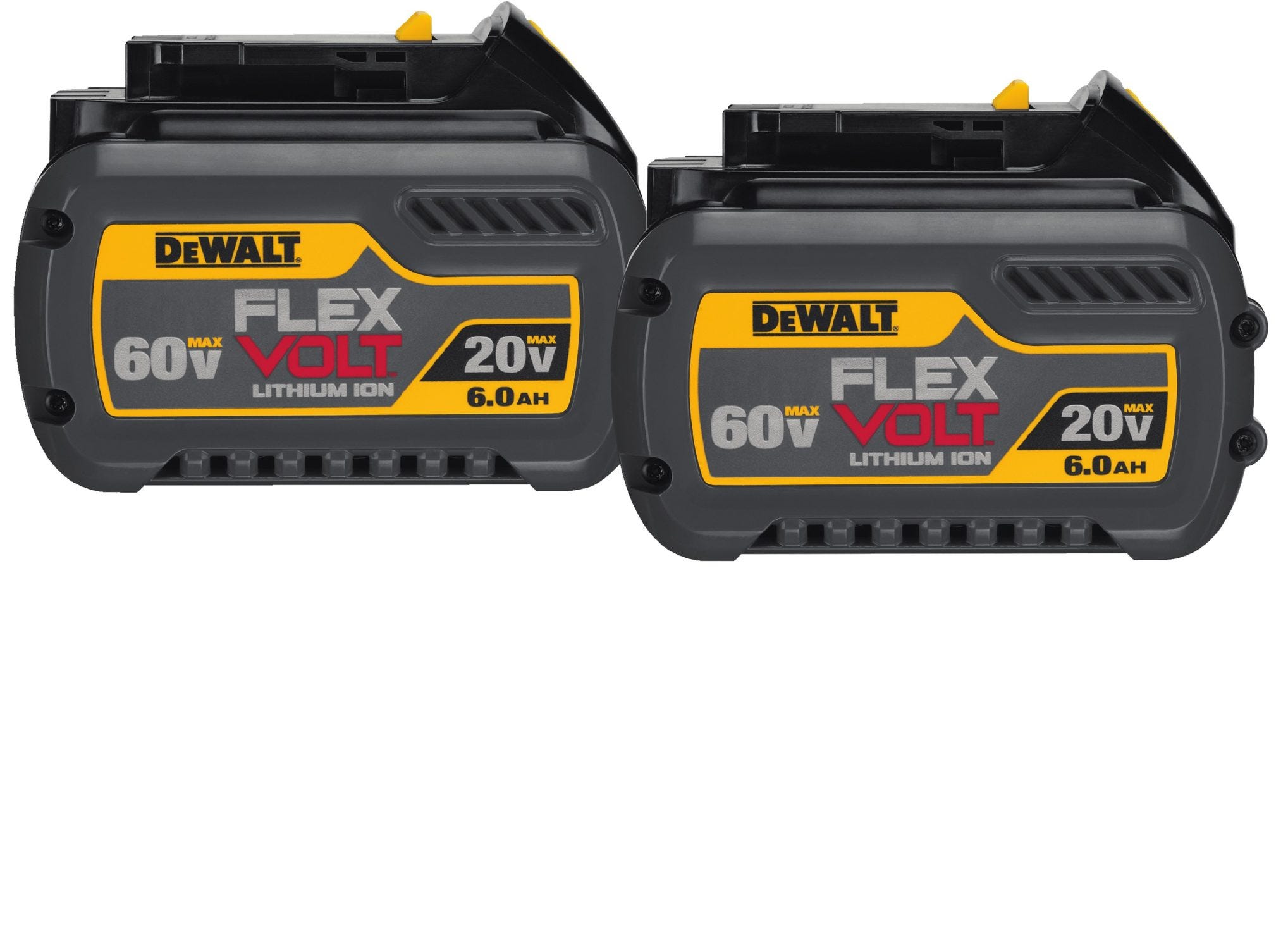 Dewalt DCB606-2 FlexVolt 20V/60V MAX 6.0Ah Batteries, 2-Pack