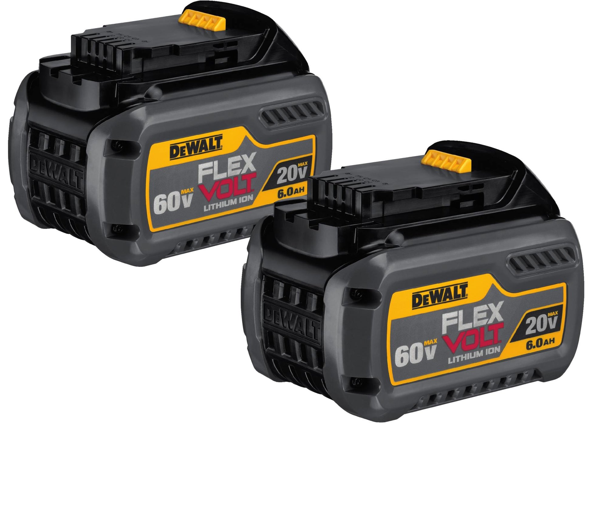Dewalt DCB606-2 FlexVolt 20V/60V MAX 6.0Ah Batteries, 2-Pack