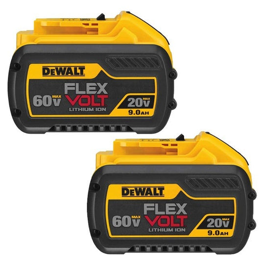DeWalt DCB609-2 20V/60V MAX FlexVolt 9.0Ah Batteries, 2-Pack