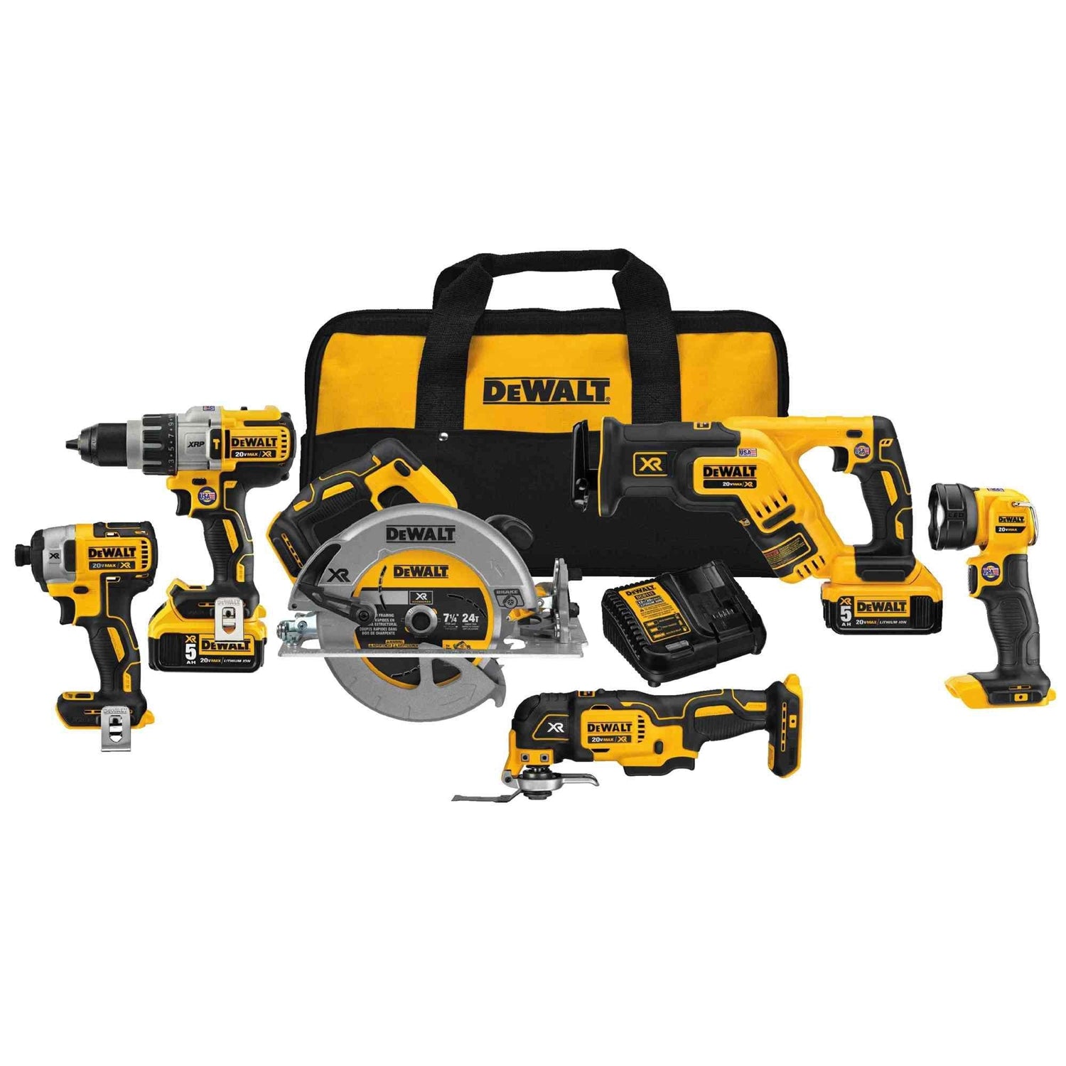 DeWalt DCK694P2 20V Max XR 6-Tool Combo Kit