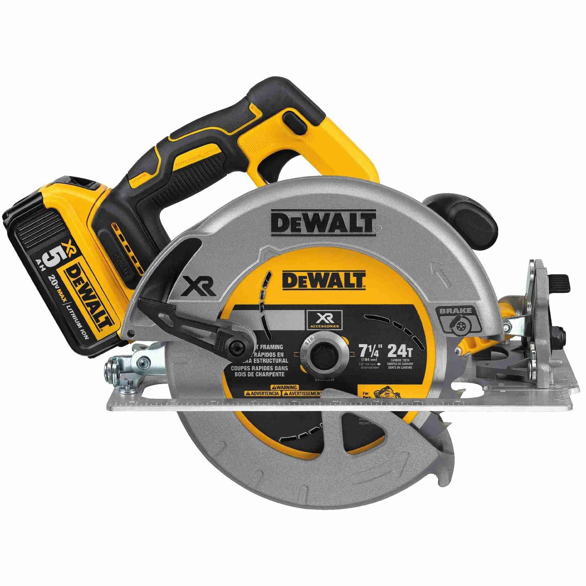 DeWalt DCS570P1 7-1/4" 20V Cordless Circular Saw Kit