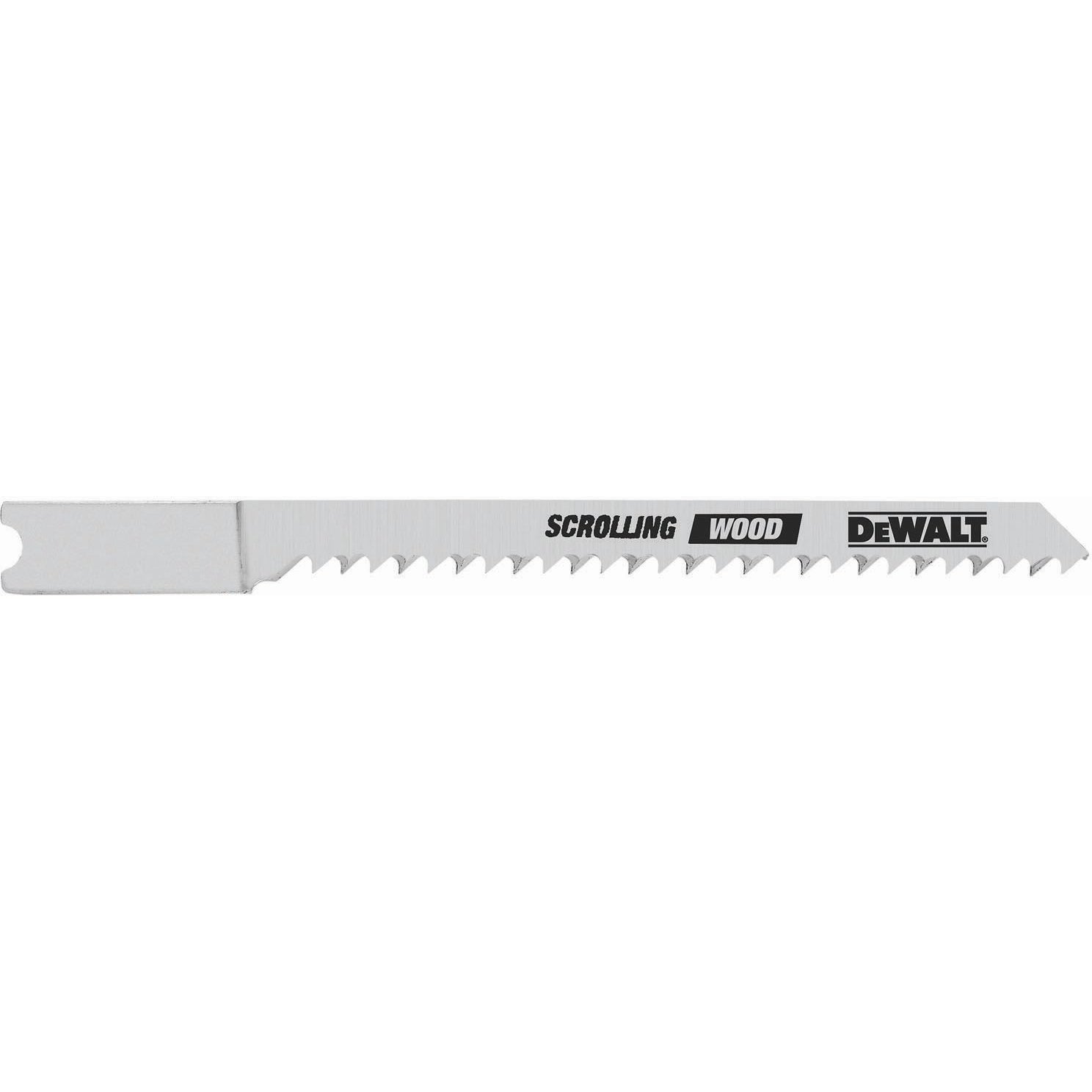DeWalt DW3715H2 3" 12 TPI U-Shank Wood Scrolling HCS Jigsaw Blade