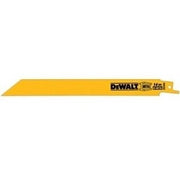 DeWalt DW4813 6" 24 TPI Straight Back Bi-Metal Reciprocating Blade (5 Pack)