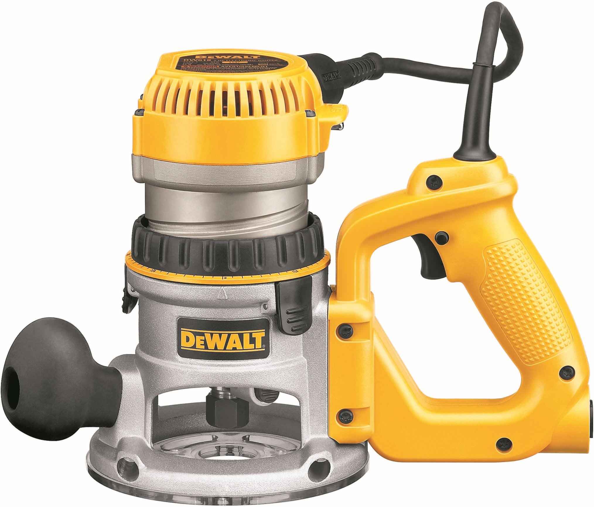 DeWalt DW618D 2-1/4 HP EVS D-Handle Router with Soft Start