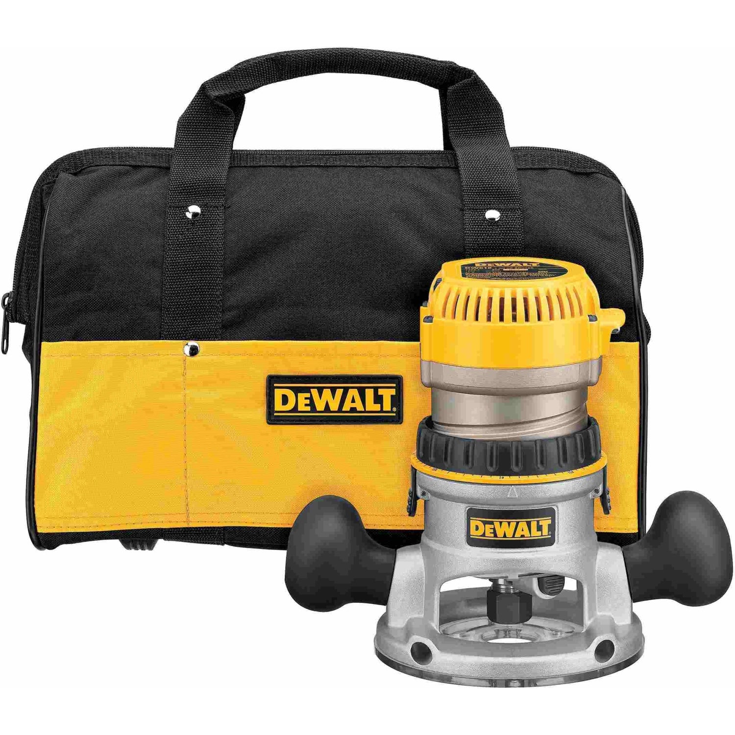 DeWalt DW618K 2-1/4 HP EVS Fixed Base Router Kit with Soft Start