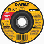 DeWalt DW8436 5" X 1/8" X 5/8"-11 High Performance Pipeline Wheel
