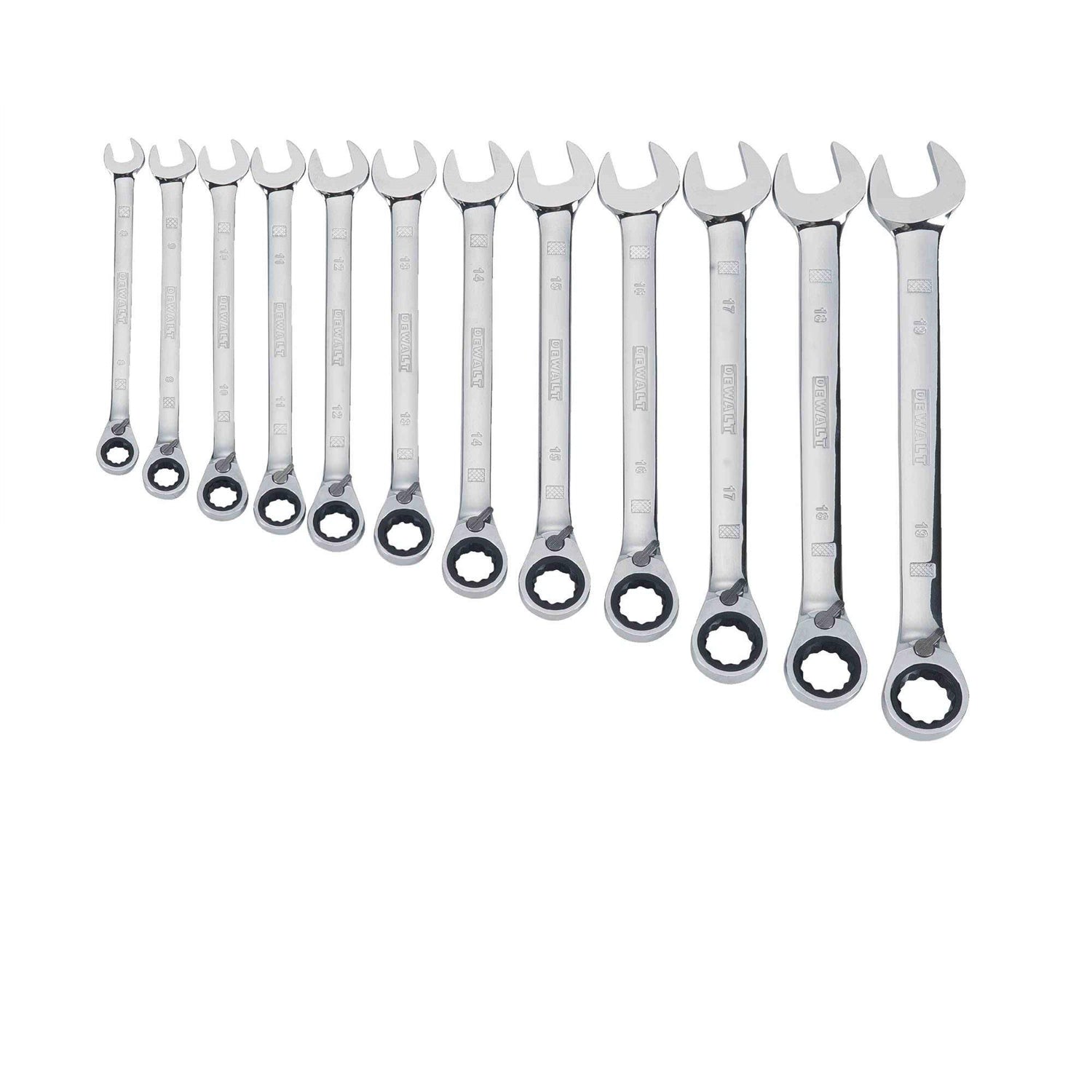 Dewalt DWMT19232 12 Piece Reversible Ratcheting Wrench Set