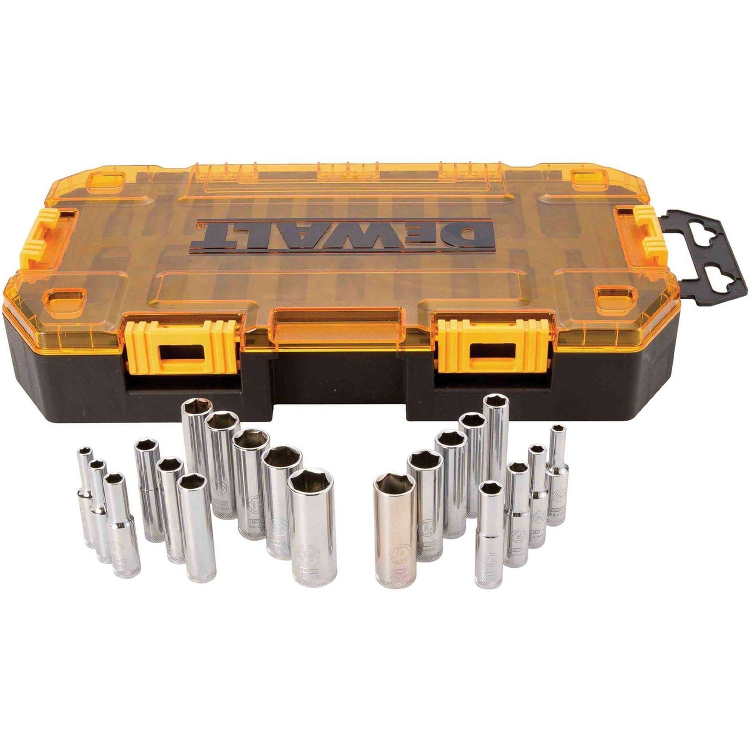 Dewalt DWMT73811 20 Piece 1/4-in Drive Deep Combination Socket Set