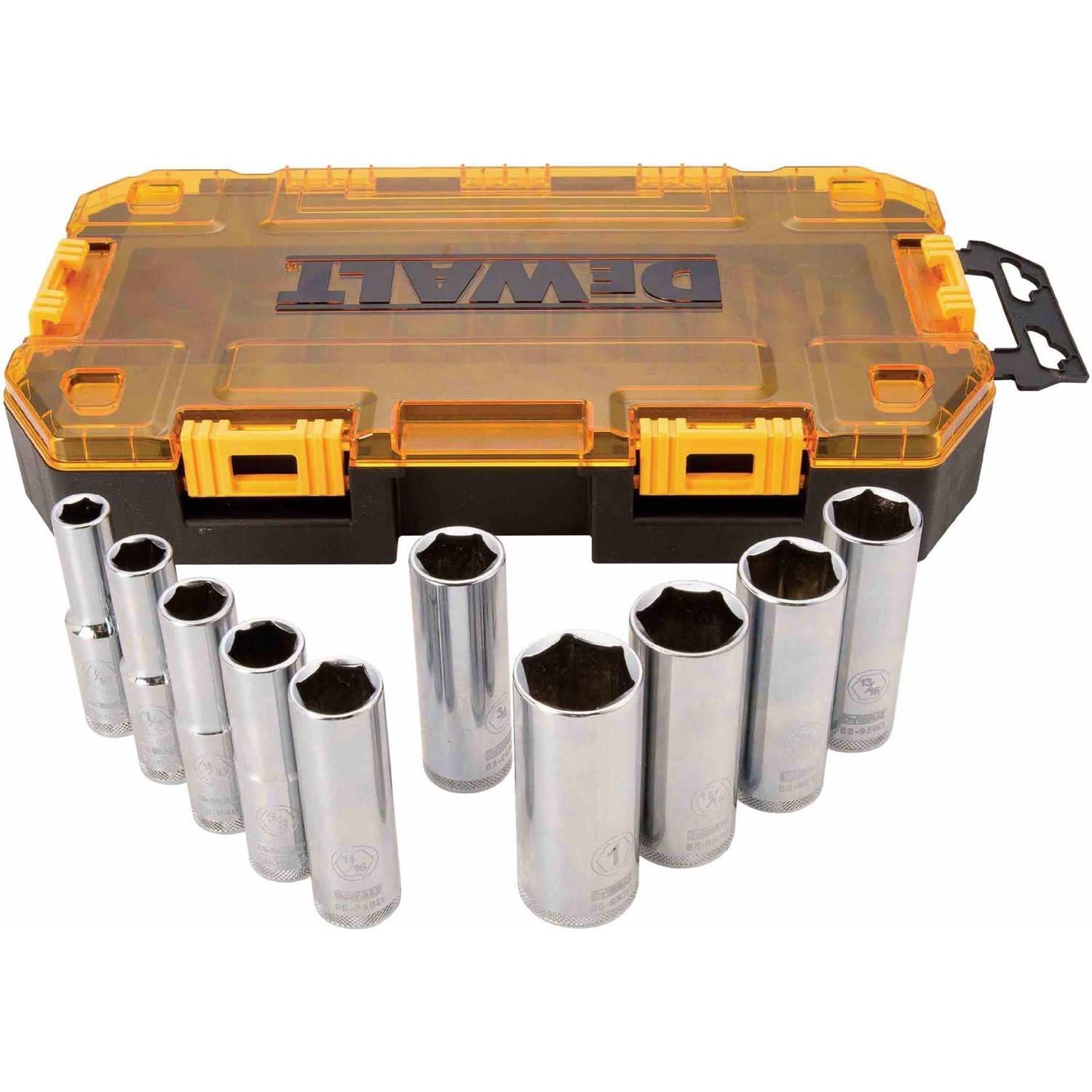 Dewalt DWMT73814 10-Piece 1/2-in Drive Deep Socket Set – Tool Nut