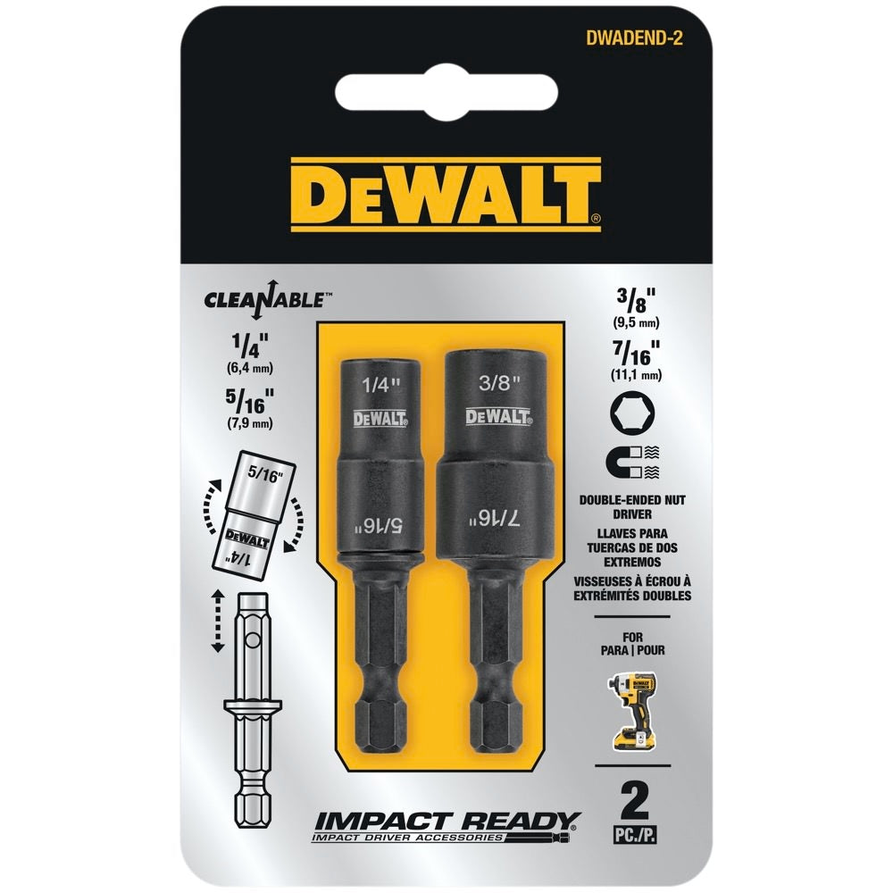 DeWalt DWADEND-2 2-Piece  Reversible Nut Driver Set