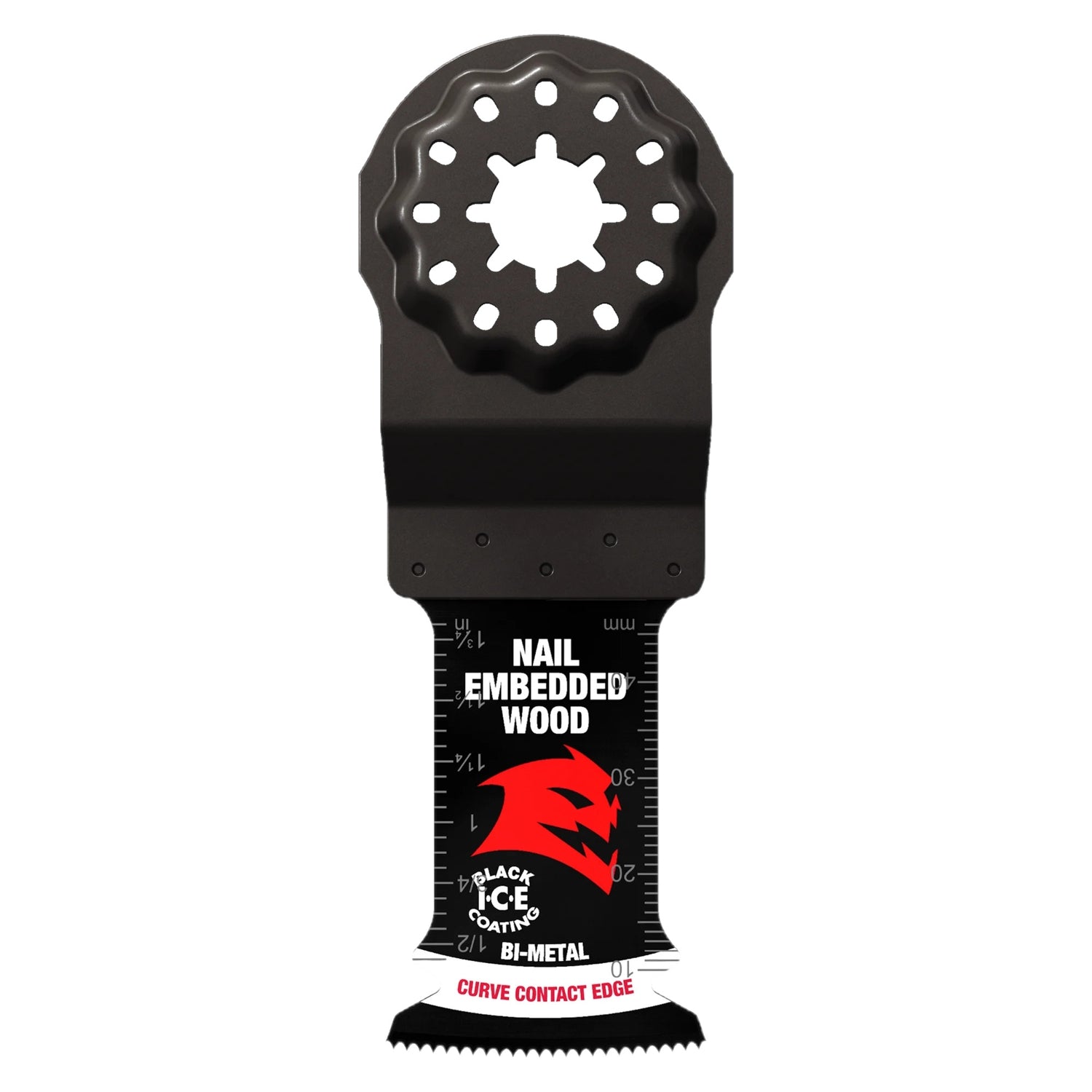 Diablo DOS125BW10 1-1/4 in. Starlock Bi-Metal Oscillating Blade for Nail-Embedded Wood (10-Pack)