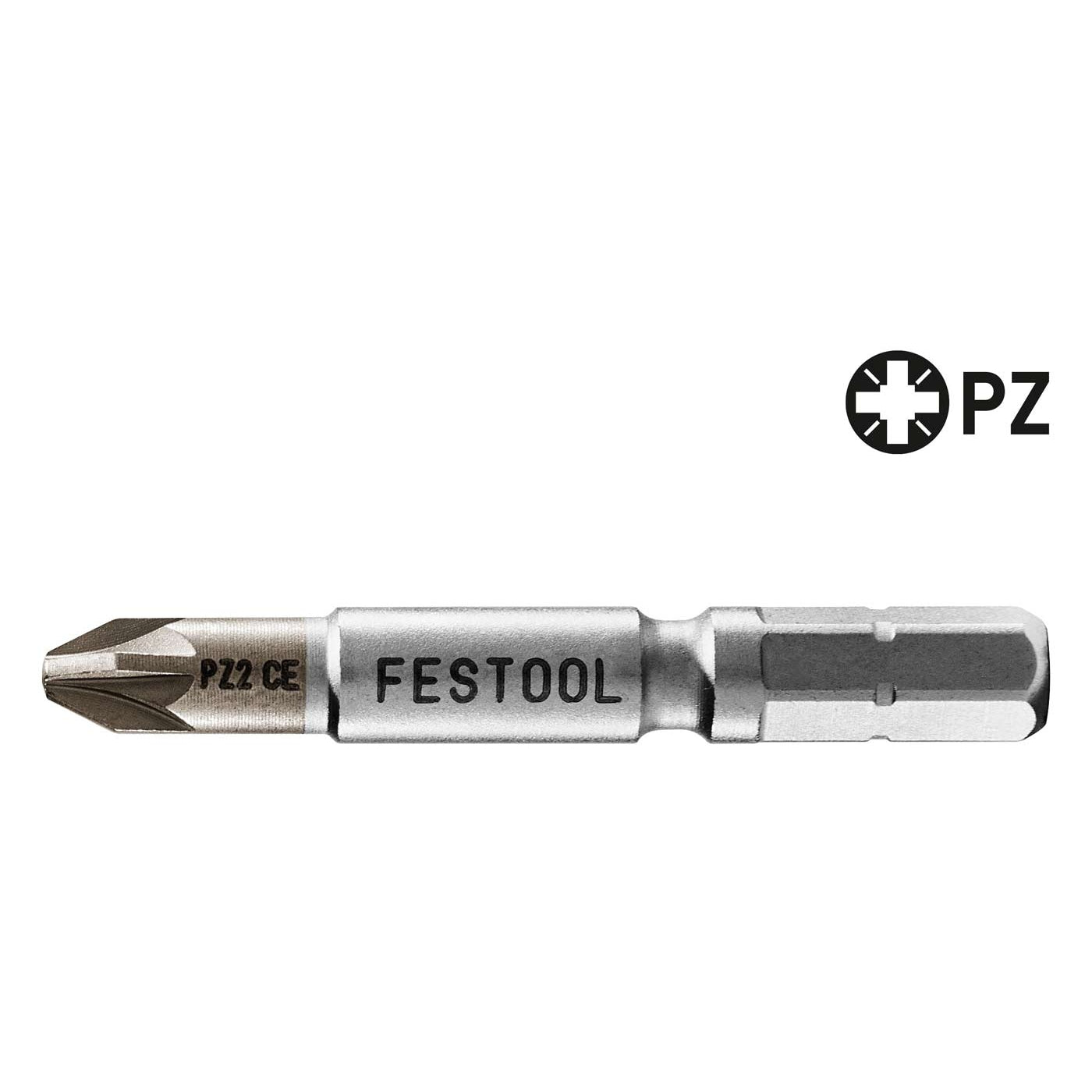 Festool 205070 Centrotec 2" Pozi Drive #2 Driver Bit, 2-Pack