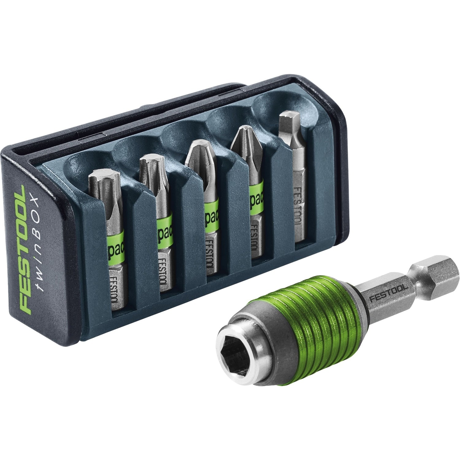 Festool 204384 5-Piece Impact Bit Set w/ Lockable Impact Bit Holder
