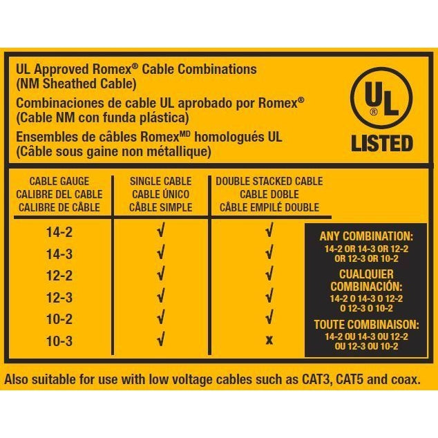 DeWALT DRS18100 3/4" x 1" Insulated Staples for DCN701 Stapler, 540-Pack