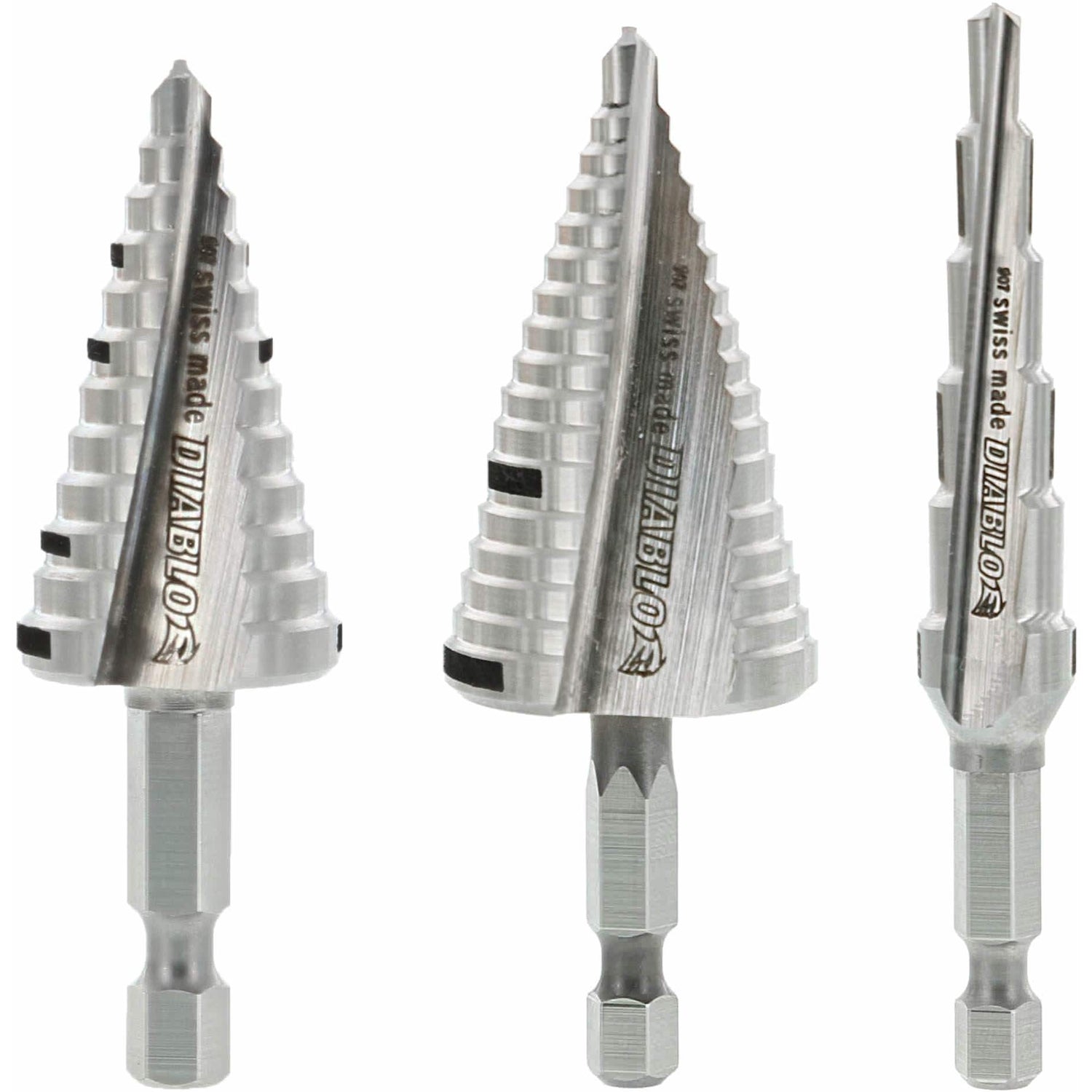 Diablo DSDS003 Impact Strong Step Drill Bit Set , 3-Piece – Tool Nut