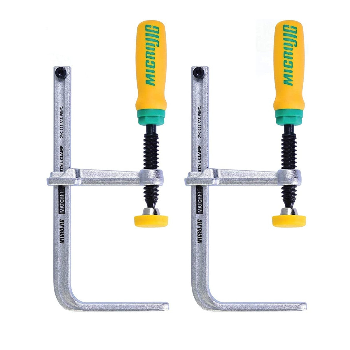 Micro Jig DVC-538K2 MATCHFIT Dovetail Clamp (2-Pack)