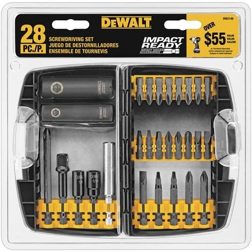 DeWalt DW2149 28-Piece Impact Ready Accessory Set