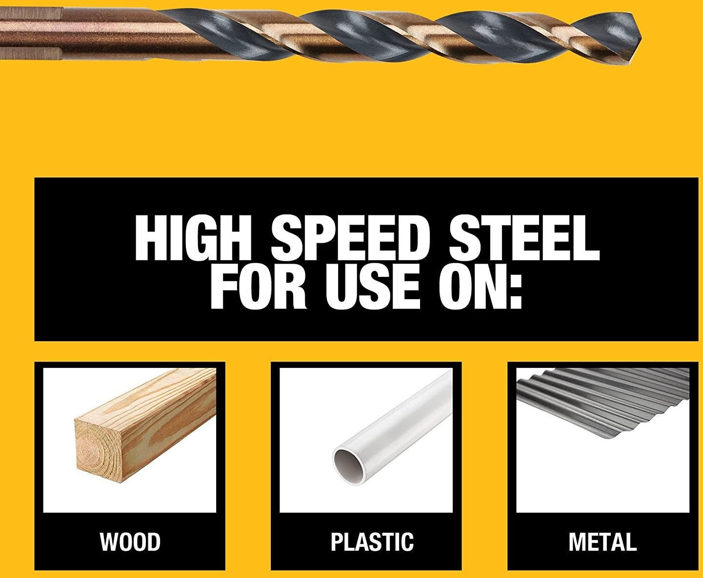 DeWalt DWA1181 21-Pack Black Oxide Twist Drill Bit Set