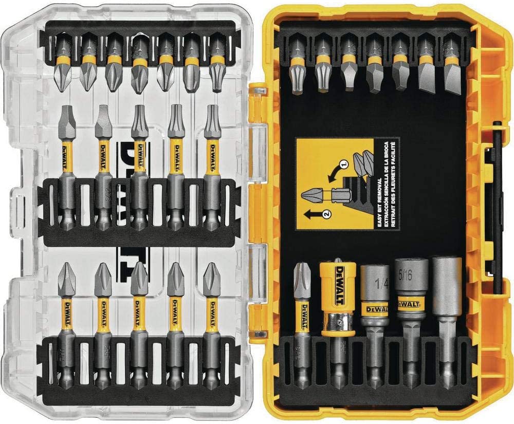 DeWalt DWAMF30 MAXFIT 30-Piece Steel Screwdriving Bit Set with Case