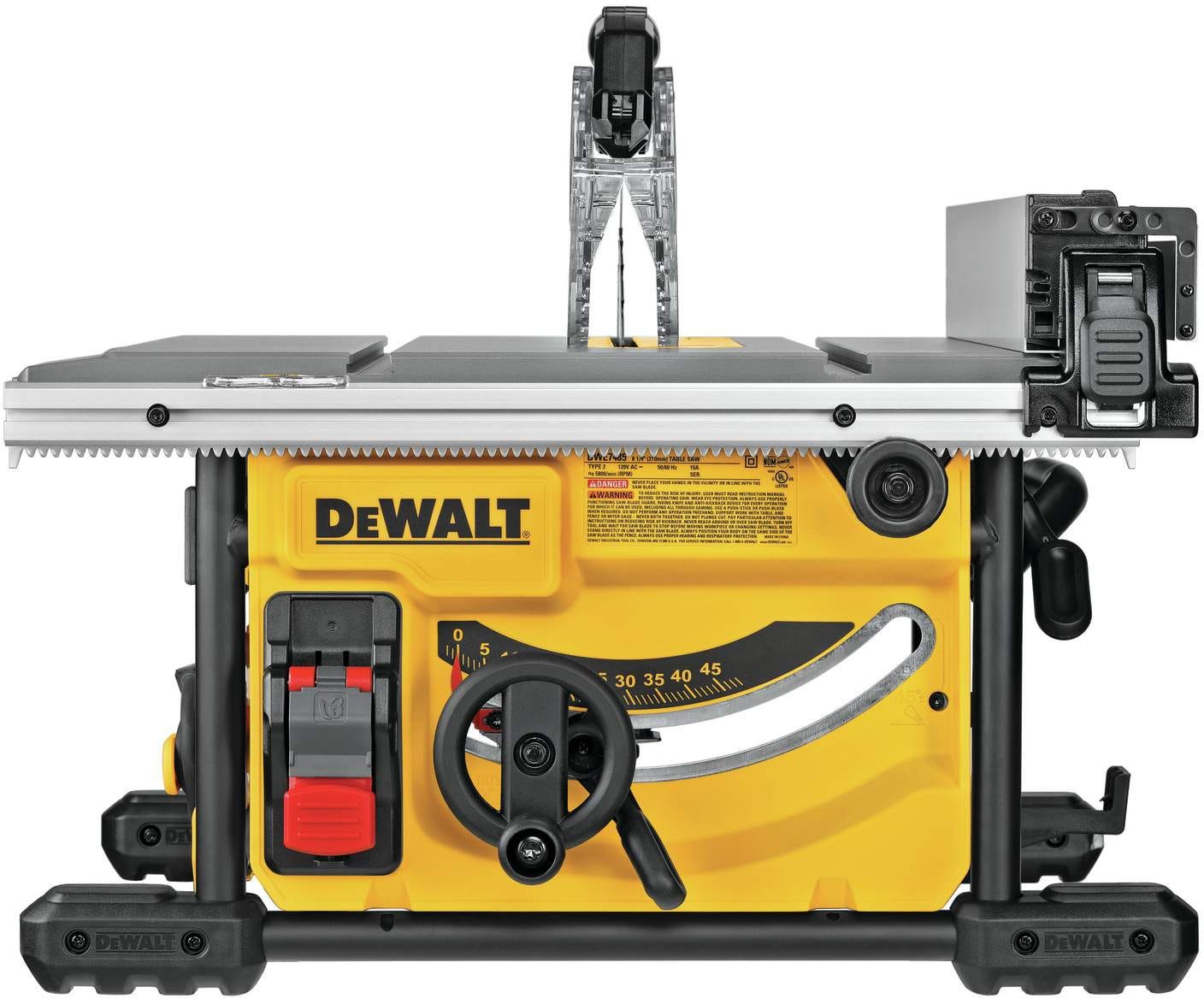 DeWalt DWE7485 8-1/4" Compact Jobsite Tablesaw
