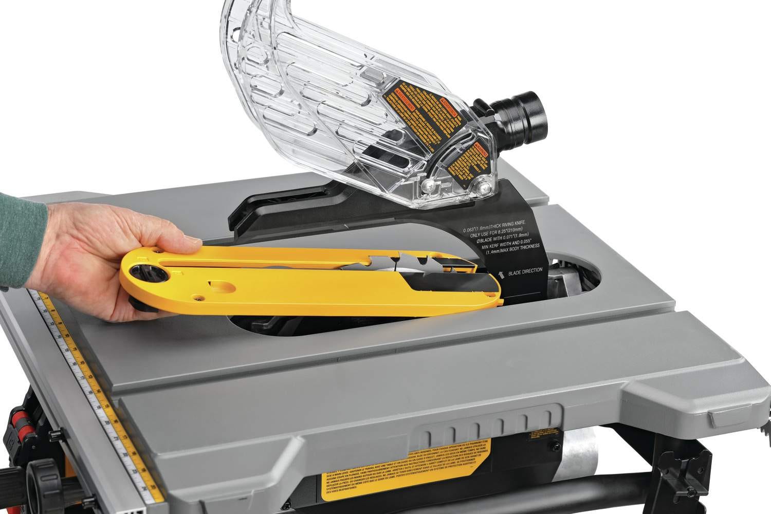 DeWalt DWE7485 8-1/4" Compact Jobsite Tablesaw