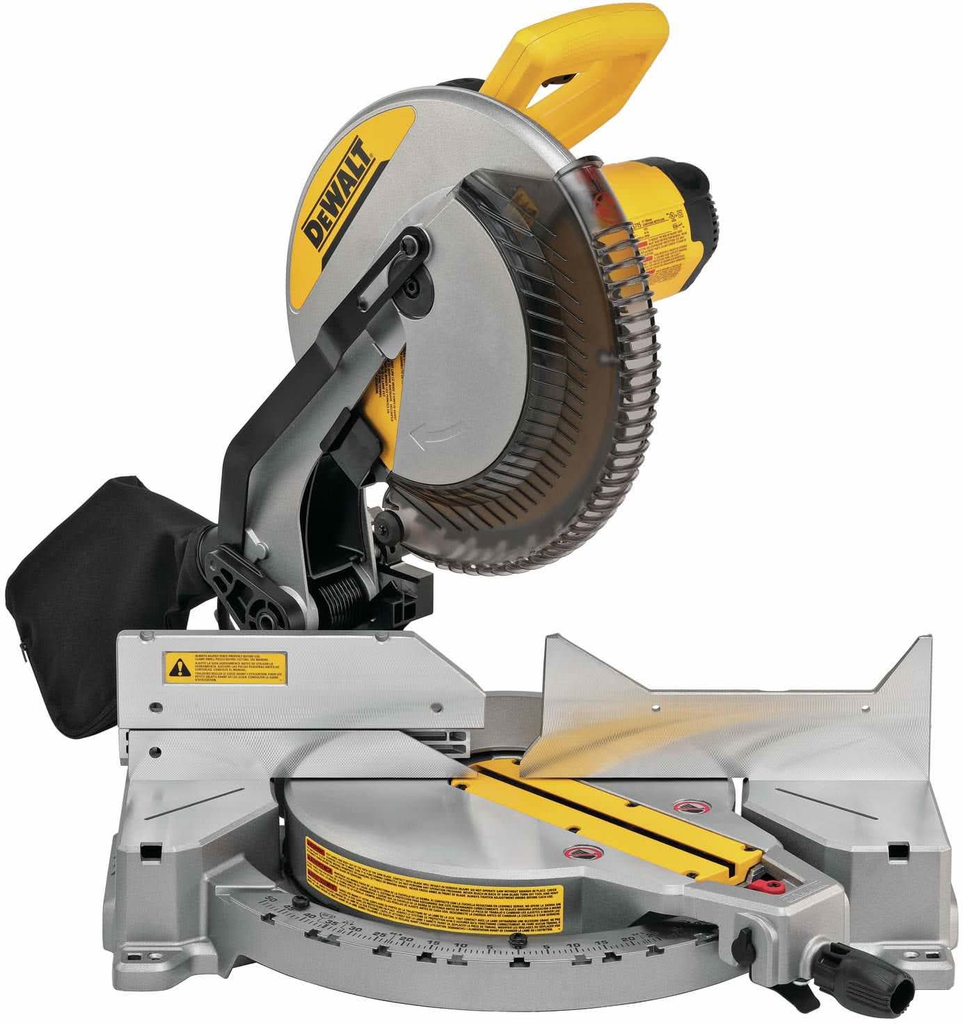 DEWALT DW715ミラーソー DEWALT® 12-in. Miter Saw, 15-Amp, Single Bevel, Compound