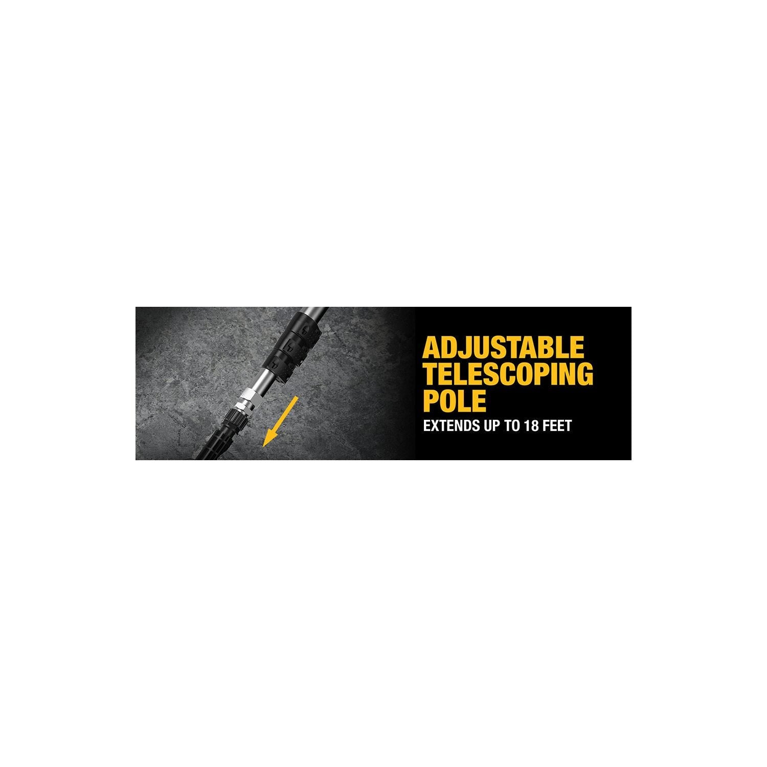 DeWalt DWZPWTW18 Telescoping Pressure Washer Wand