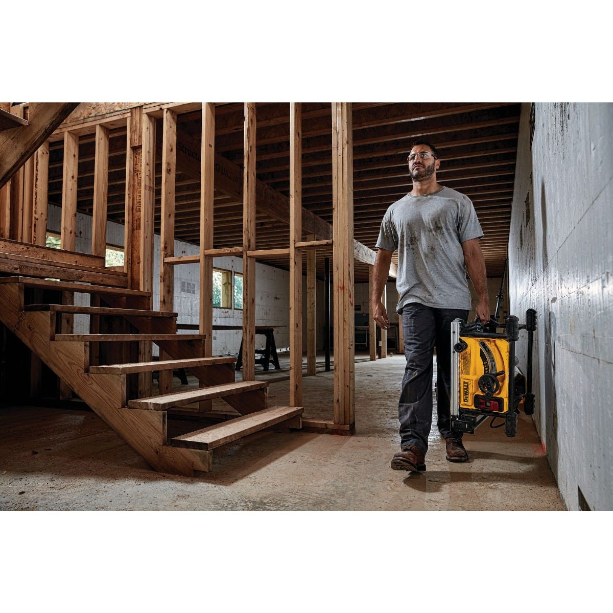 DeWalt DWE7485WS 8-1/4 in. Compact Jobsite Table Saw with Stand