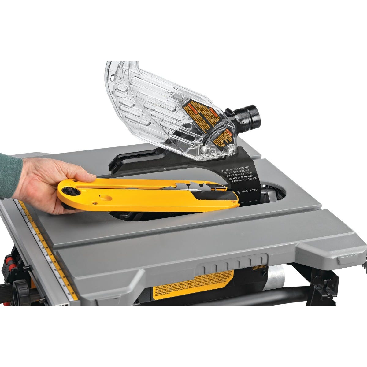 DeWalt DWE7485WS 8-1/4 in. Compact Jobsite Table Saw with Stand