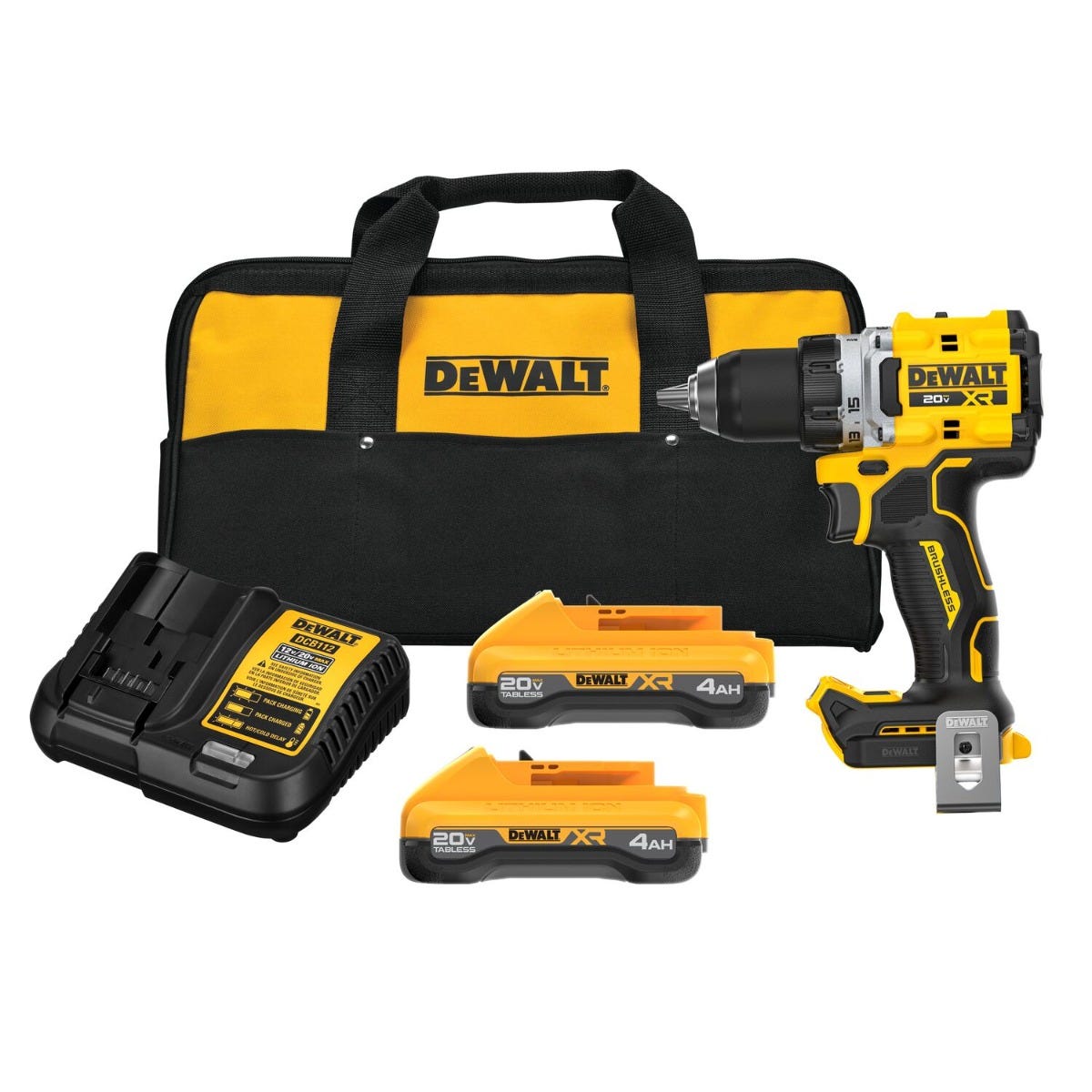 DeWALT DCD801QQ2 20V MAX XR Brushless Cordless Drill