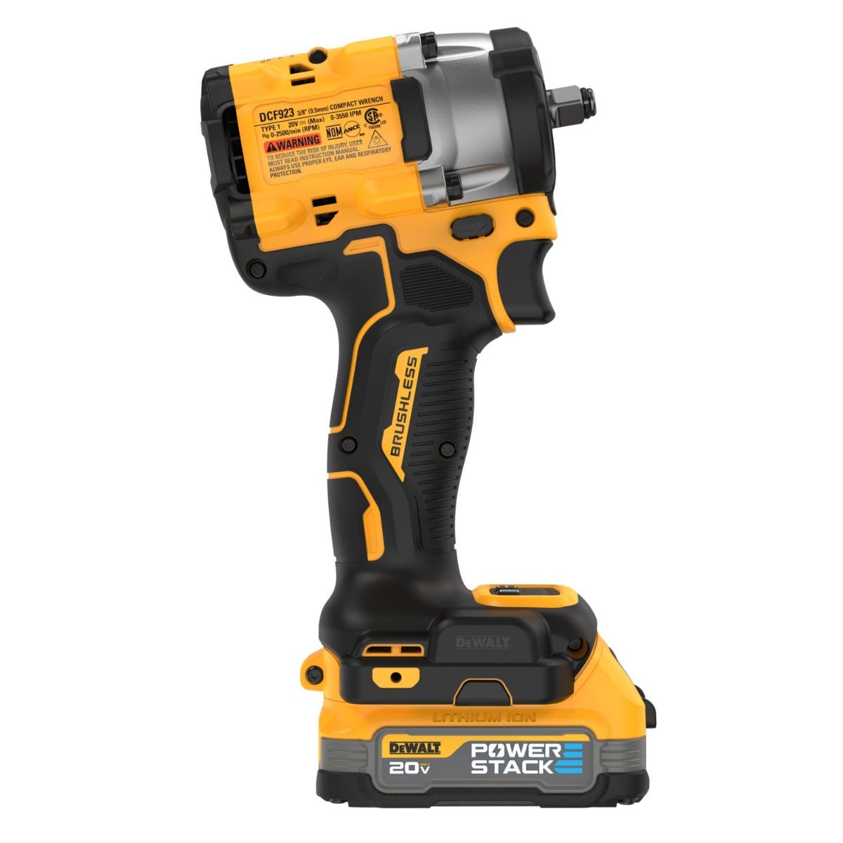 DeWALT DCF923E1 20V MAX 3/8-in. Impact Wrench 1.7Ah Kit