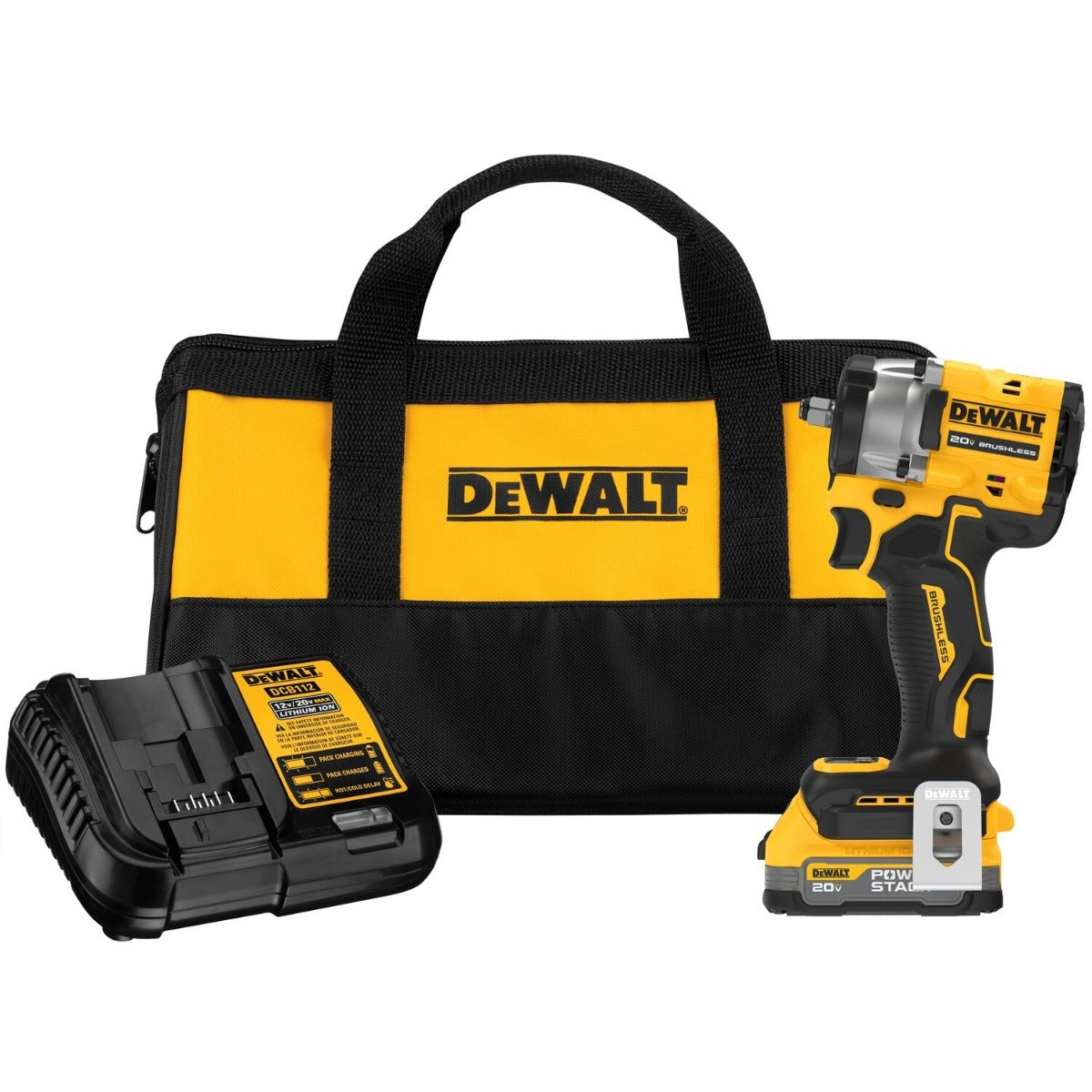 DeWALT DCF923E1 20V MAX 3/8-in. Impact Wrench 1.7Ah Kit