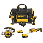 DeWALT DCKSS400D1M1 20V MAX Brushless Site-Ready 4-Tool Combo Kit