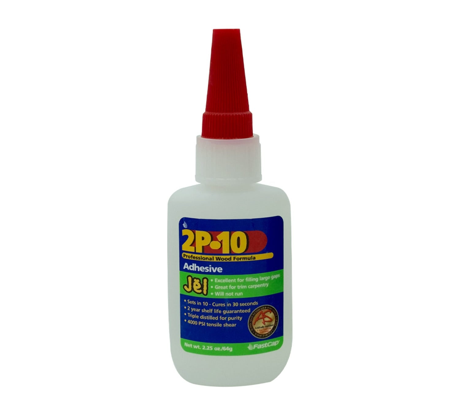 Fastcap 2P-10 Adhesive Jel, 2-oz.