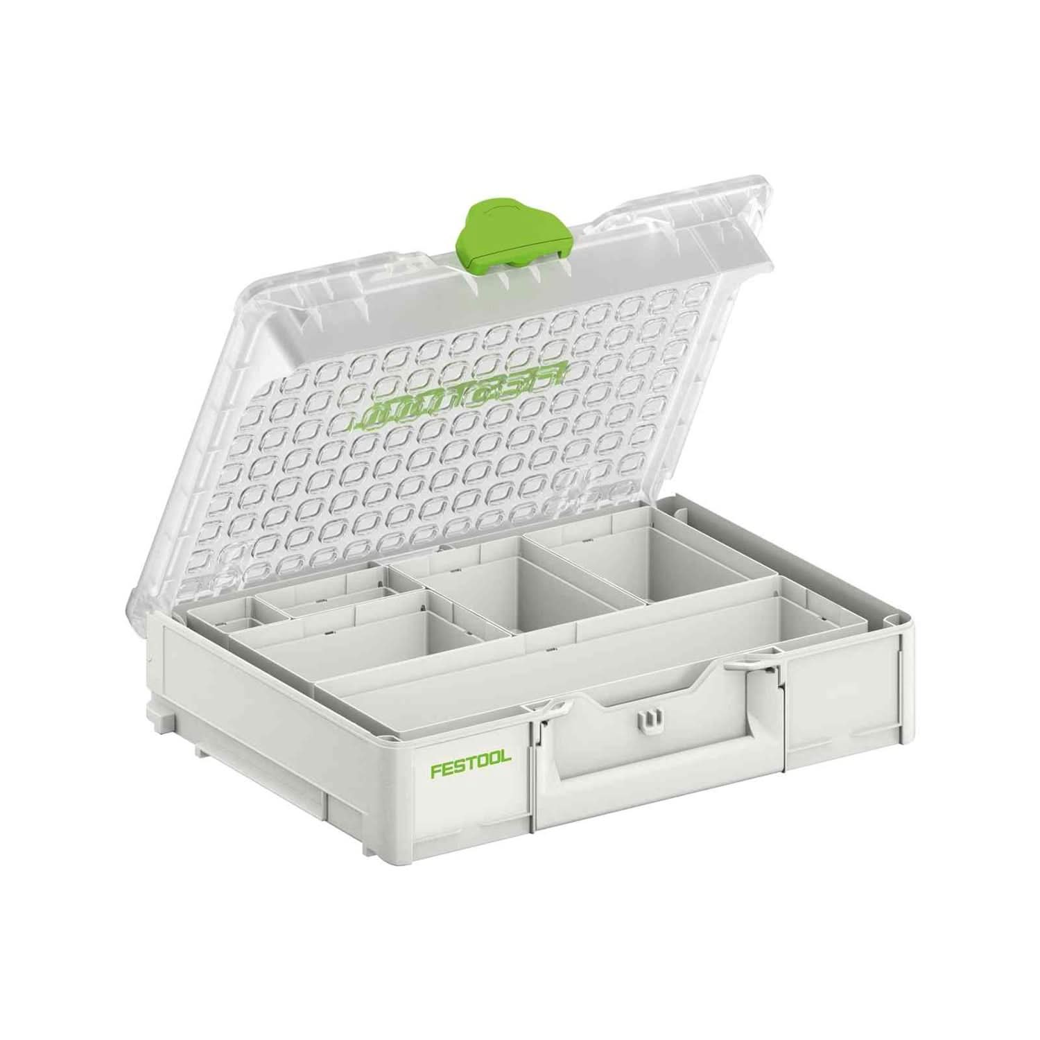 Festool 204854 Systainer3 Organizer M 89 with 6 Containers – Tool Nut