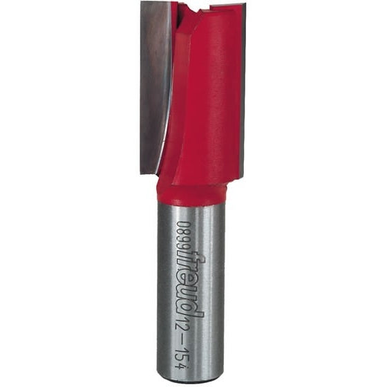 Freud 12-154 3/4-Inch Double Flute Straight Router Bit (Eclipse Grind)