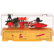 Freud 97-156 3 Piece Premier Adjustable Cabinet Router Bit Set