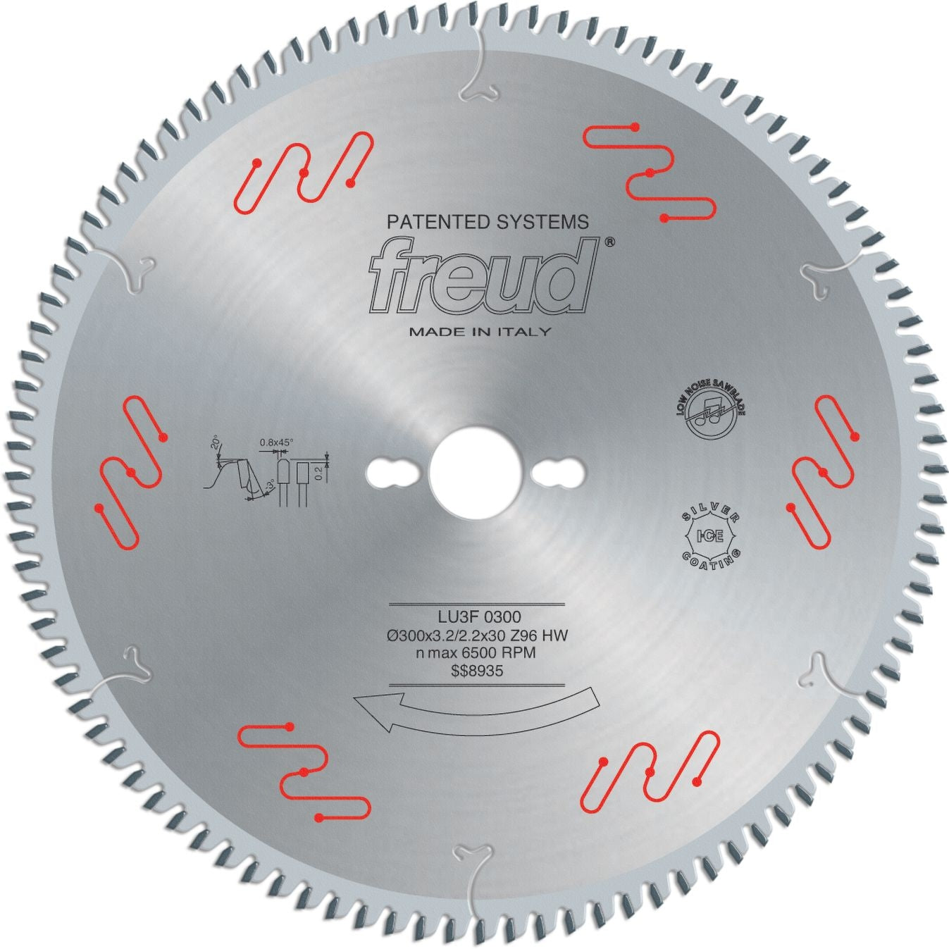 Freud LU3F03 300mm Panel Sizing Saw Blade for Sliding Table Saws