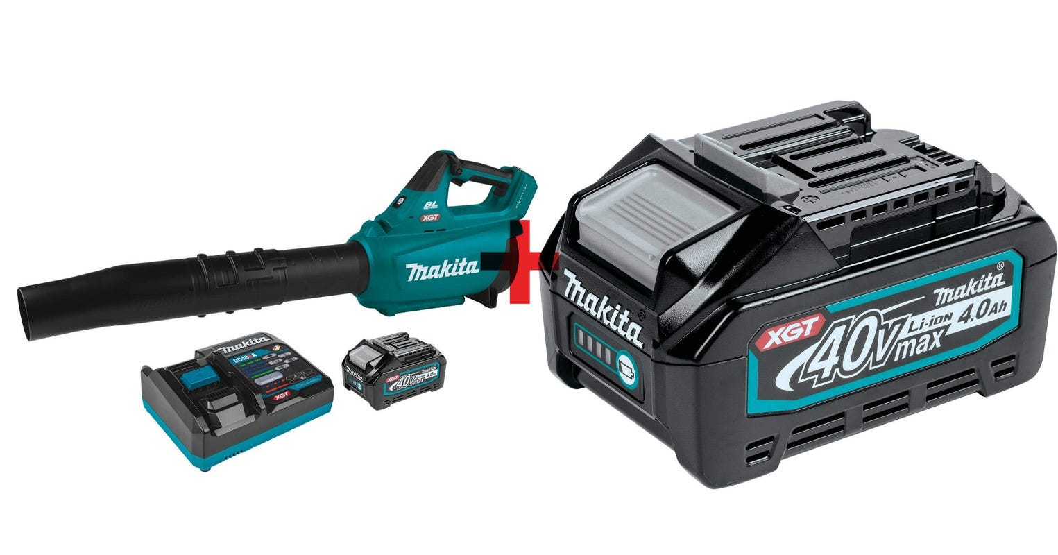 Makita 40V max XGT Brushless Cordless Blower 4.0Ah Kit with Battery