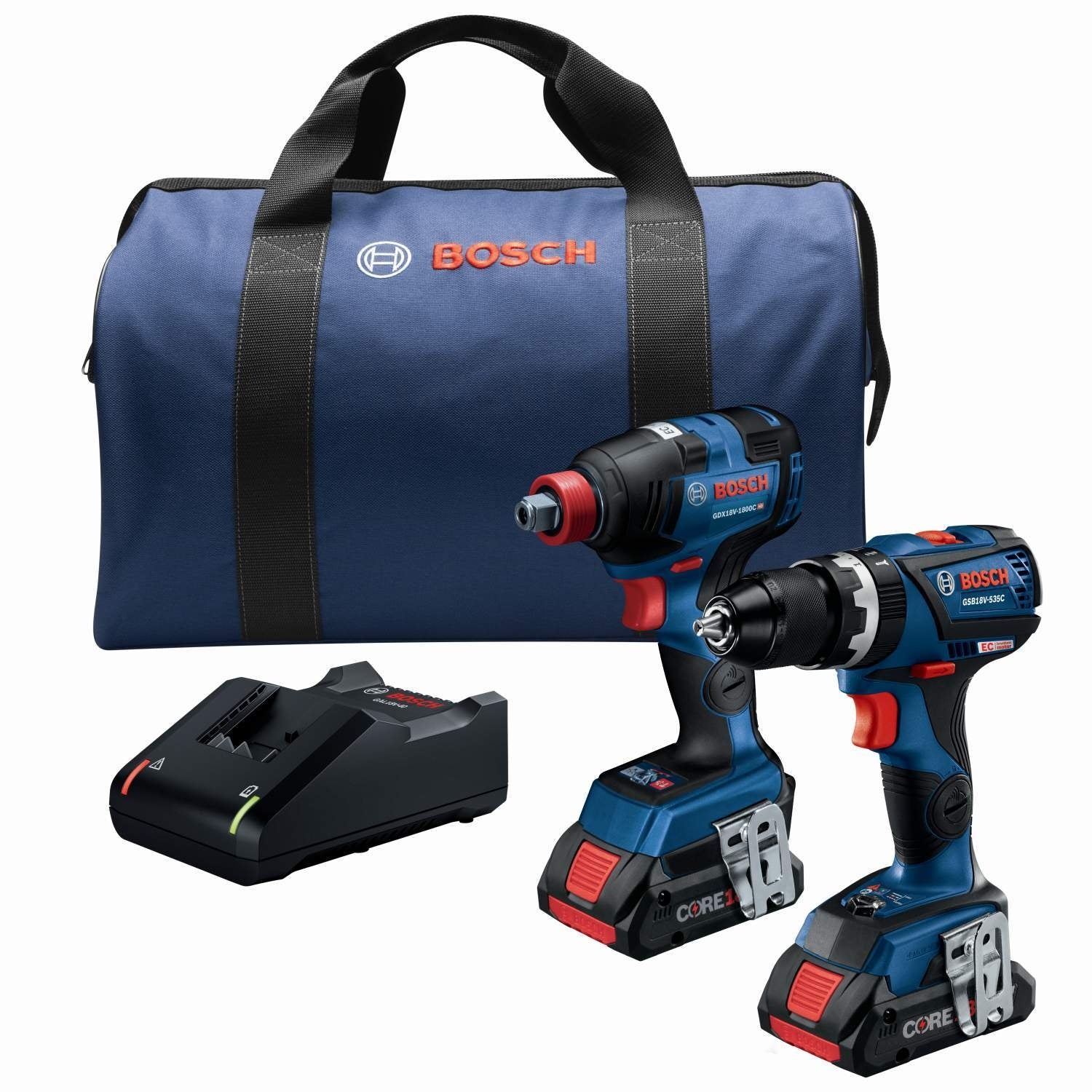 Bosch GXL18V-251B25 18V CORE18V 4.0Ah Combo Kit with Freak Impact