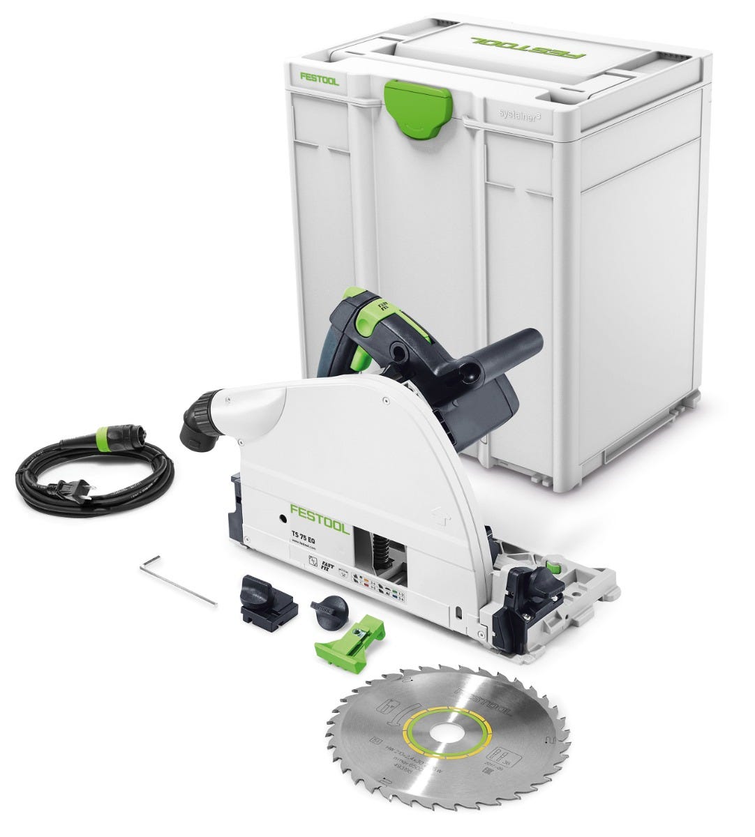 Festool 576118 TS 75 EQ-F-Plus Plunge Cut Track Saw w/ Systainer3