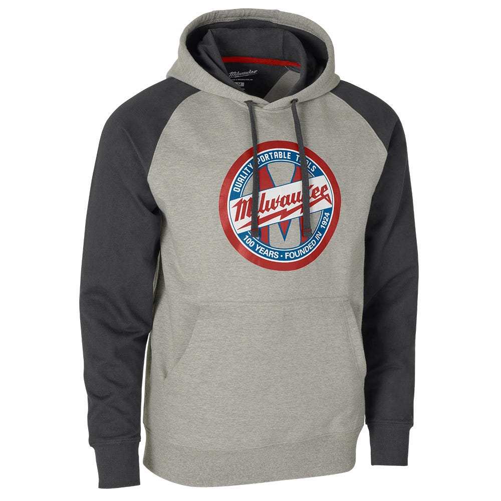 Milwaukee 100th Year Anniversary 1924 Work Hoodie Gray