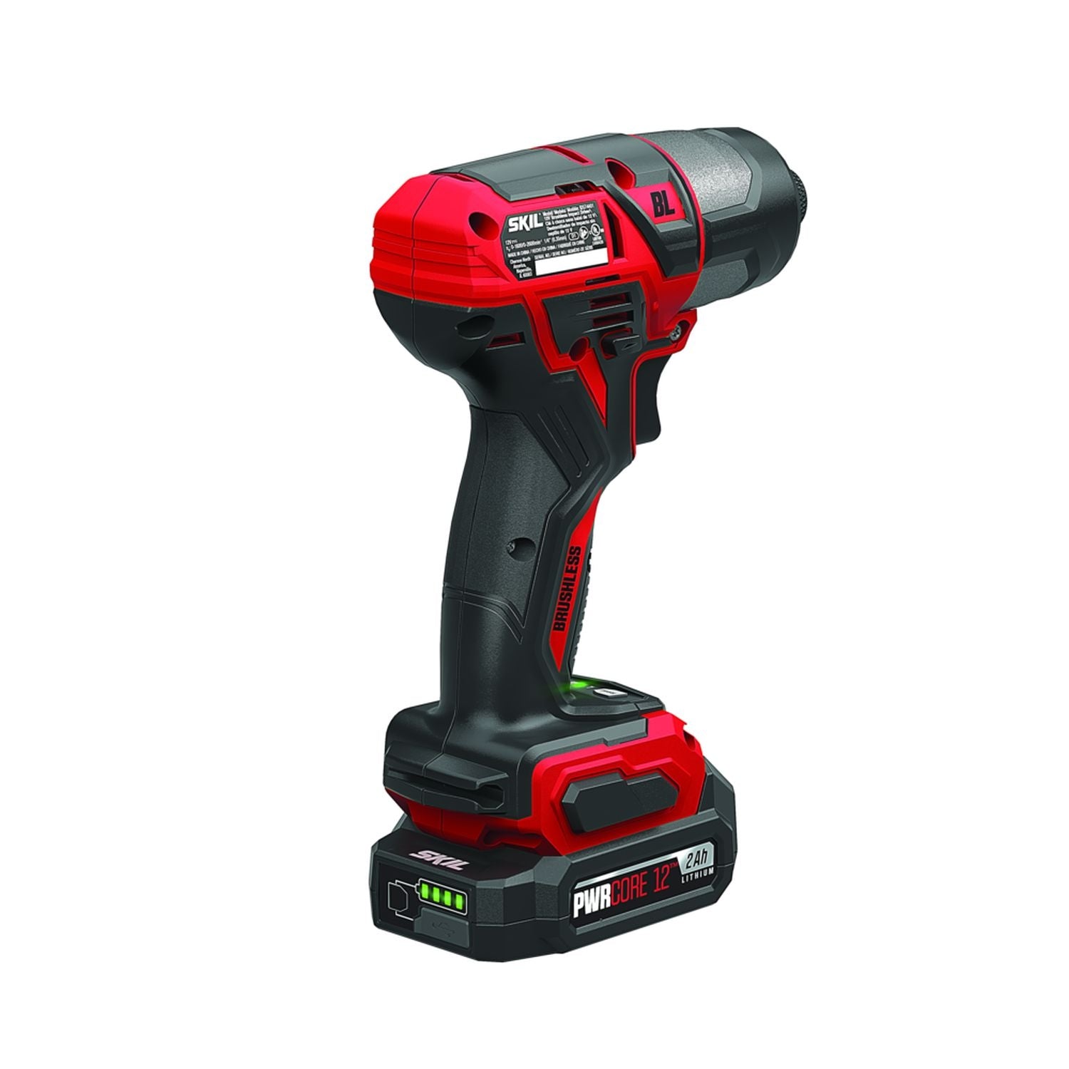 SKIL PWR CORE 12 Brushless 12V 1/4 Inch Hex Right Angle Impact Driver Inclu＿並行輸入品 SKIL PWR CORE 12 Brushless 12V 1&frasl;2 In. Compact 3-In-1 Varible