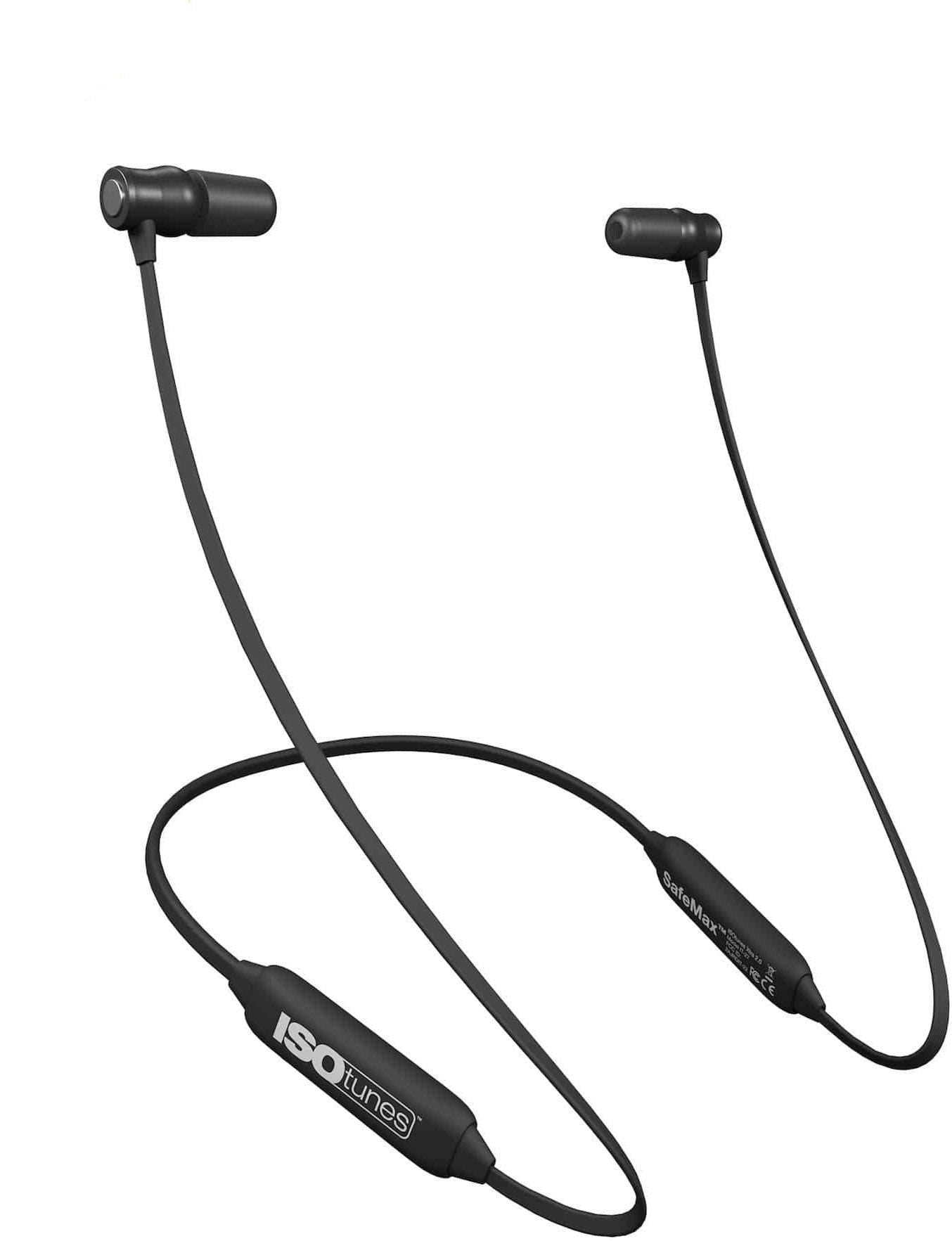 ISOtunes IT-27 XTRA 2.0 Bluetooth OSHA-Approved Matte Black Earbuds