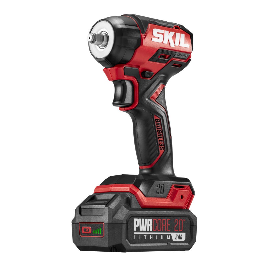 SKIL PWR CORE 20™ Brushless 20V 3/8 IN. Compact Impact Wrench Kit