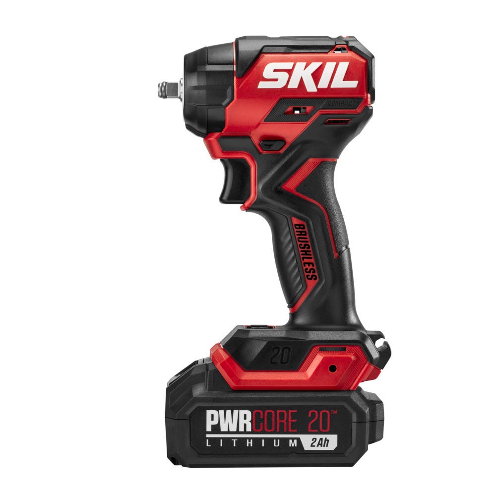SKIL PWR CORE 20™ Brushless 20V 3/8 IN. Compact Impact Wrench Kit