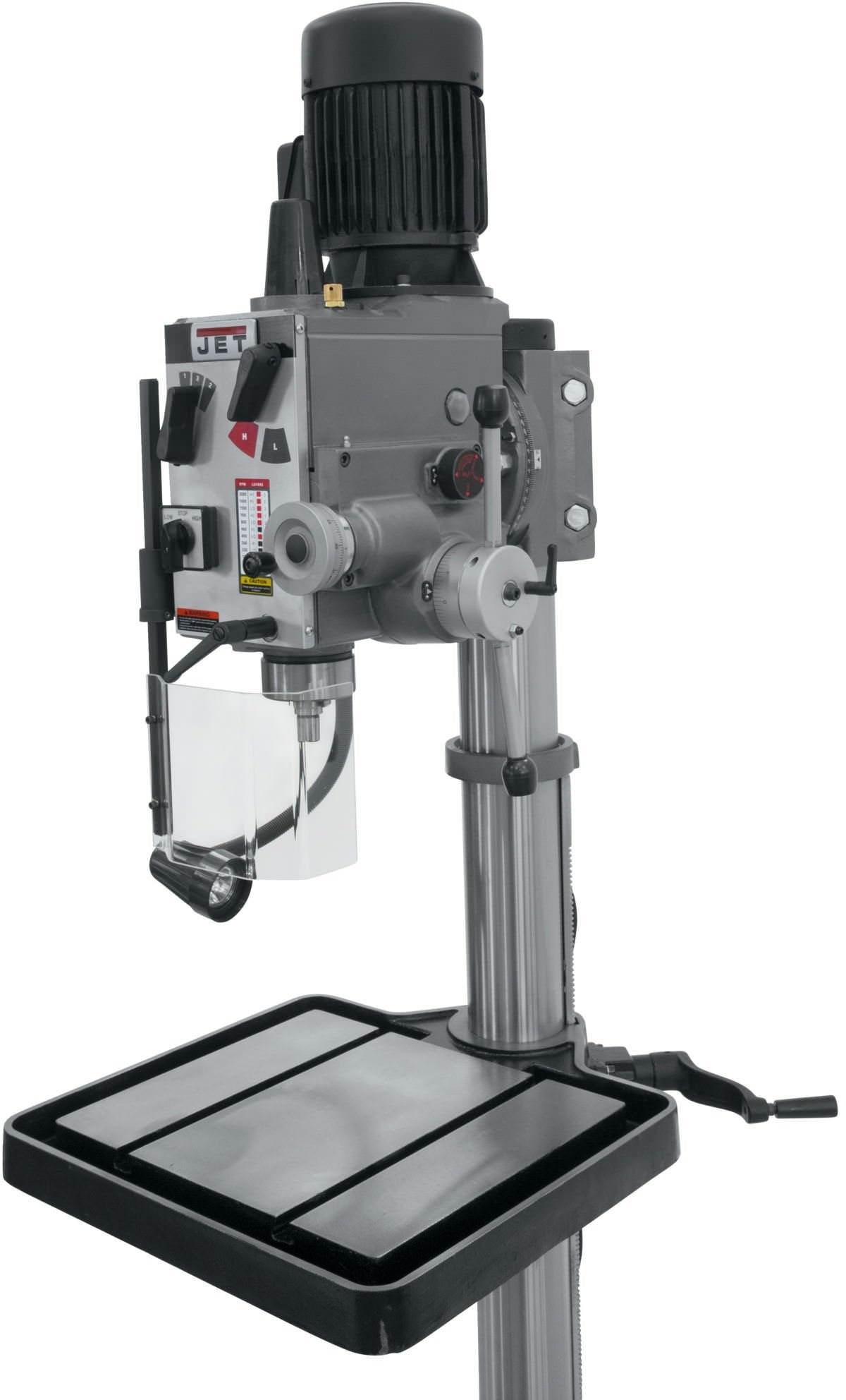 Jet 354024 GHD-20PF, 20" Gear Head Drill Press With Power Down feed 230V, 3Ph