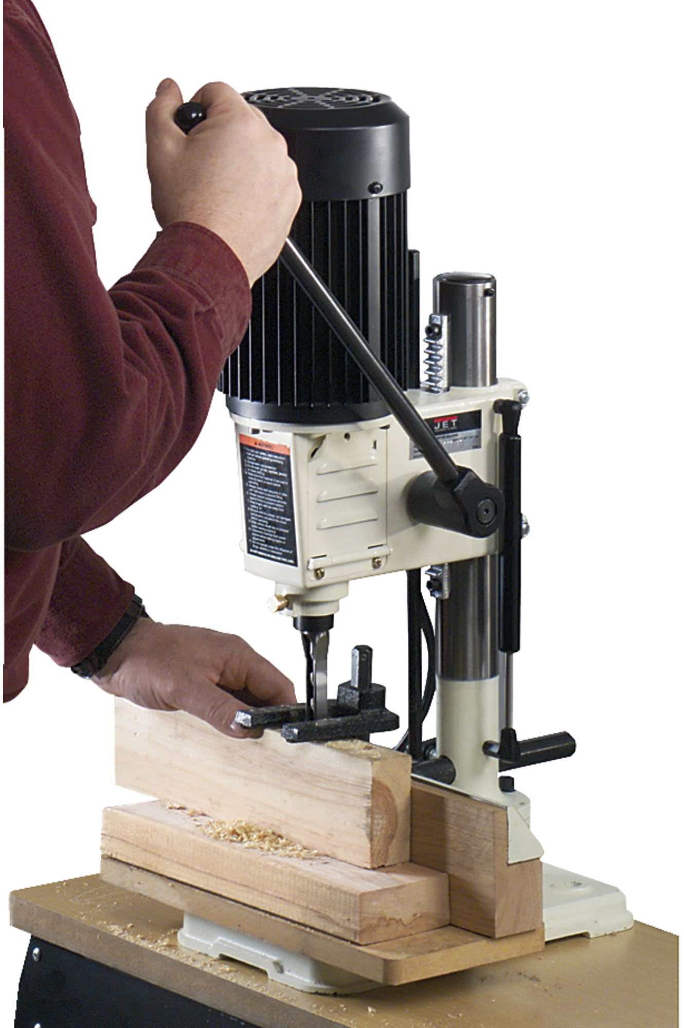 Jet 708580 Benchtop Mortise Machine, 1/2" Capacity, 1/2HP, 1725 RPM