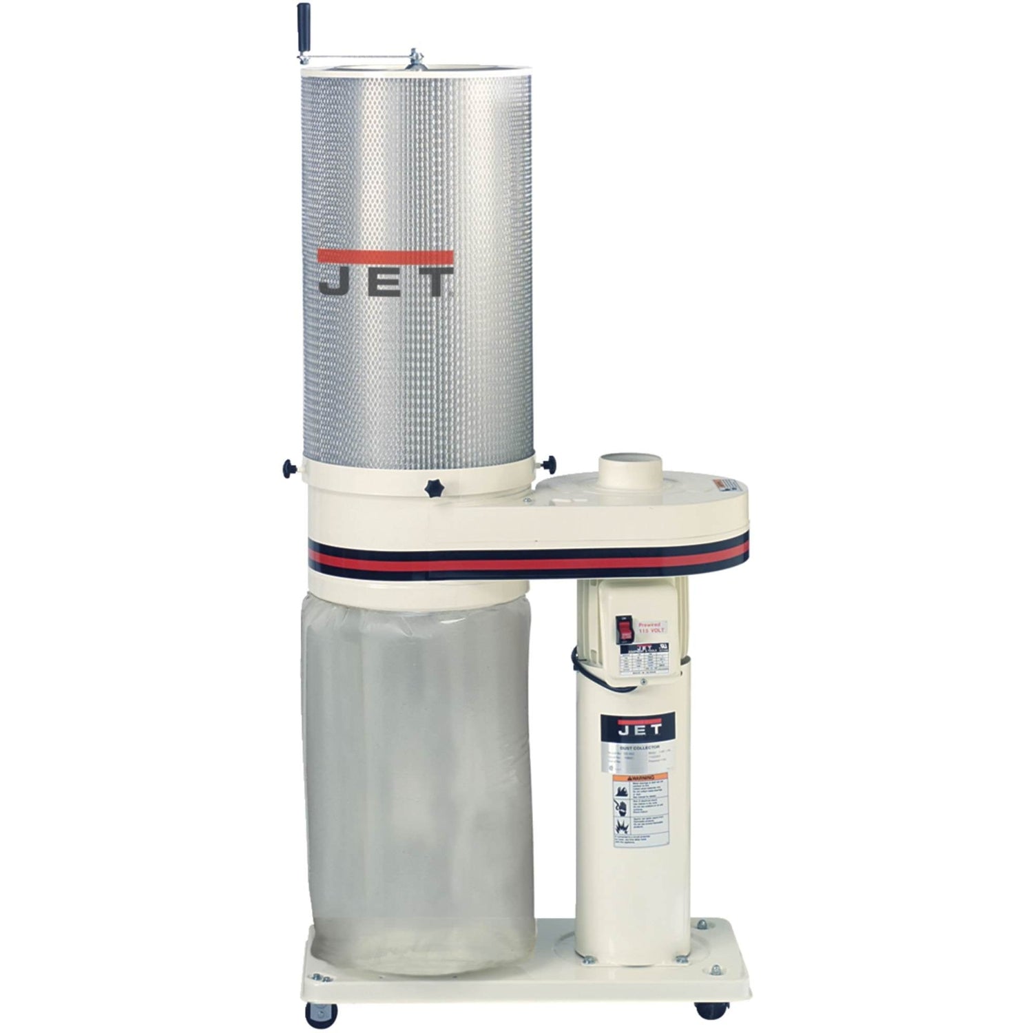 Jet 708642CK 650 CFM Dust Collector with 2 Micron Canister Filter