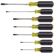 Klein 85076 Screwdriver Set, Slotted and Phillips, 7-Piece
